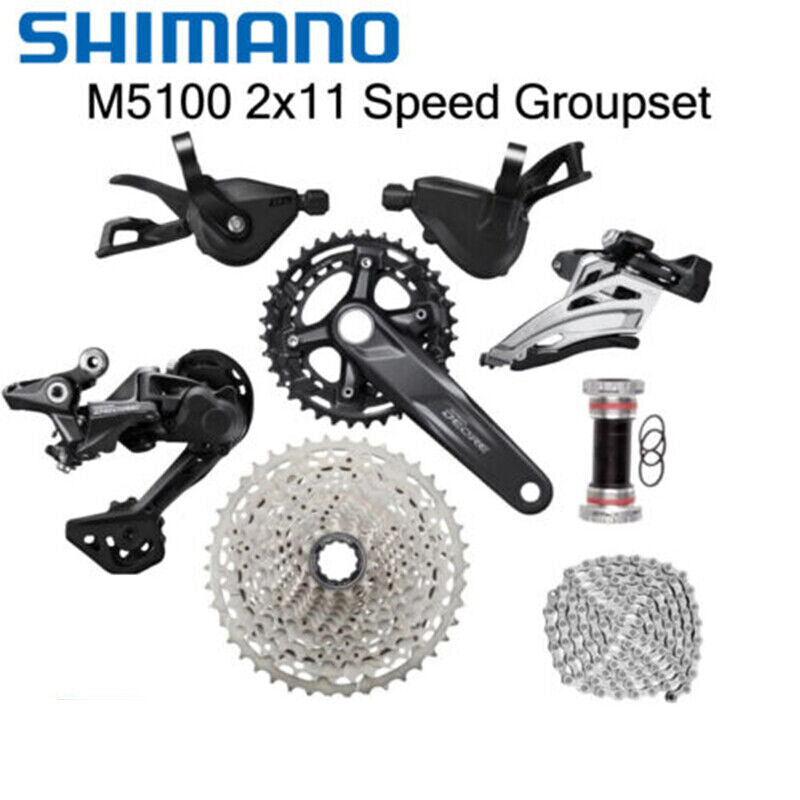 Shimano Deore M5100 2x11 Speed 36-26T 170 175 11-42T