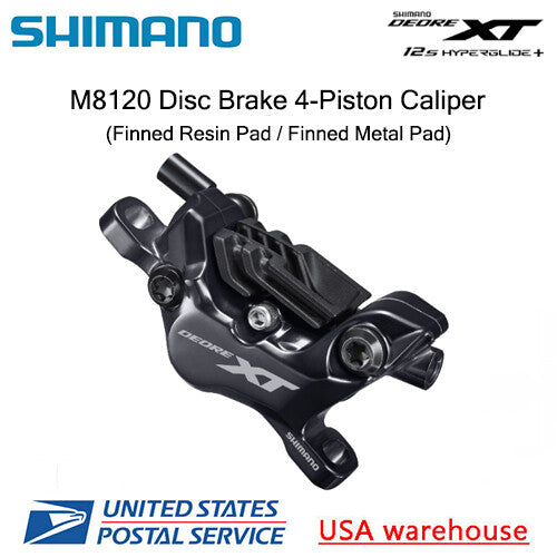 Shimano Deore XT BR-M8120 Hydraulic Disc Brake 4-piston Caliper