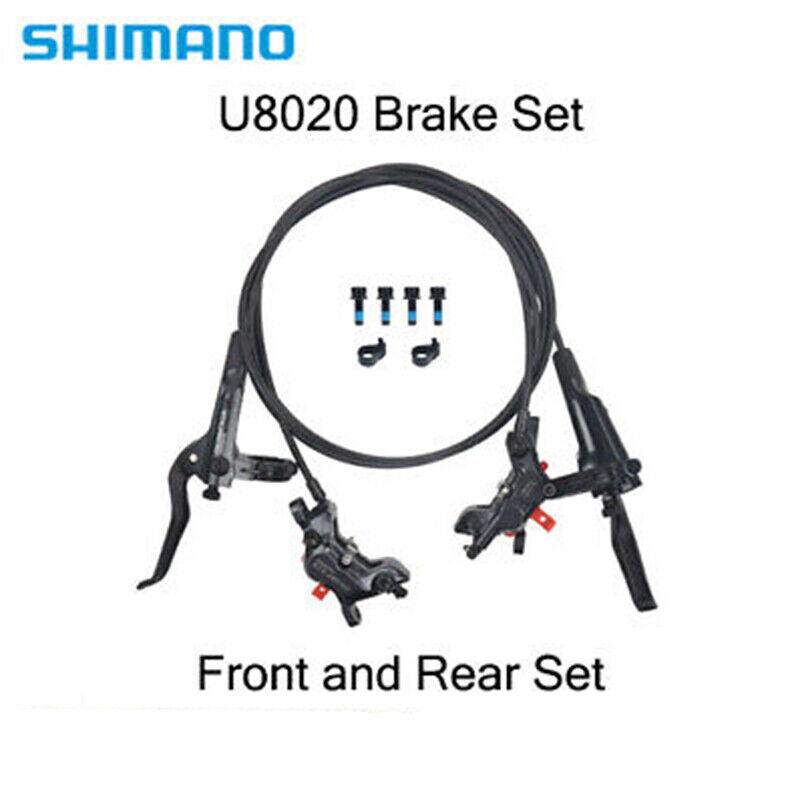 SHIMANO CUES BL-U8000 BR-U8020 4 Piston Hydraulic Disc Brake Set