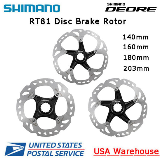Shimano Deore XT SM-RT81 Centerlock Disc Brake Ice Rotor W/Lock Ring